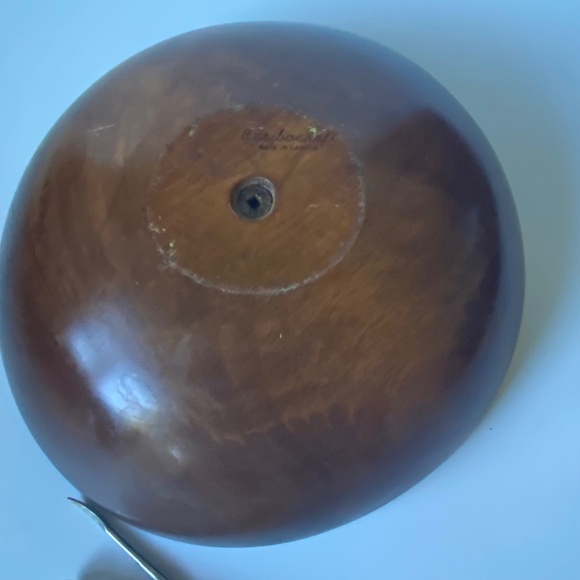 Vintage Baribocraft Nut Bowl Set: Wooden Bowl, Nutcracker, 4 Picks,  1970s - Picture 3 of 10